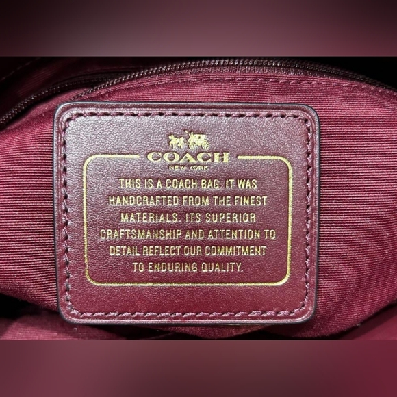 Coach Leather & Suede Minetta 2-Way Satchel - Picture 14 of 16